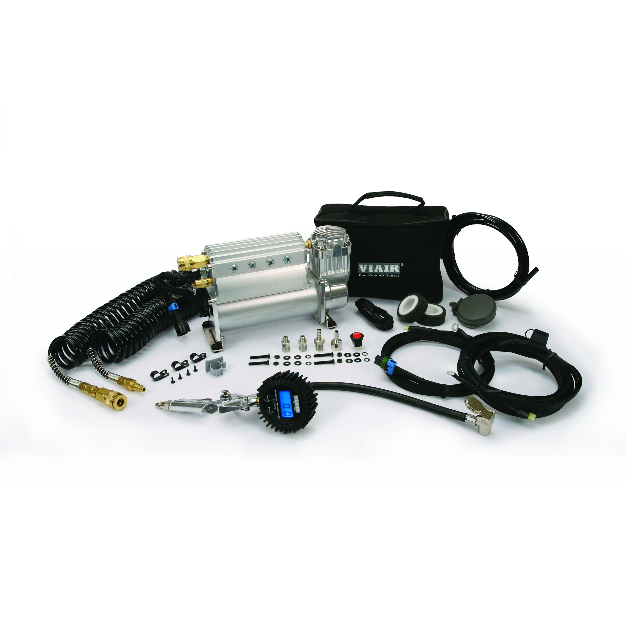 Viair, Constant Duty ADA System, Air Tank Size 0.33 Gal, Volts 12, Model# 45055